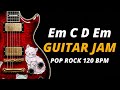 Pop Rock Backing Track E Minor | 120 BPM | Jam Track