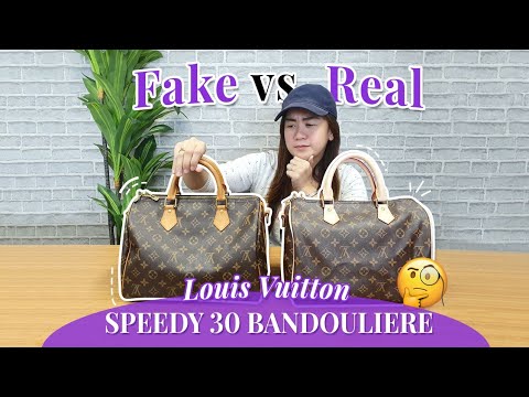 LV Speedy Bandouliere 30 from Greenhills!!! How to Tell Real vs Fake Louis Vuitton - YouTube