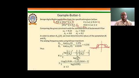 DSP L- 22  IIR filter Design Butterworth