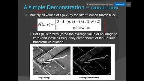 Lec 16 : Filtering in Frequency Domain (Low-pass and High-pass filters)