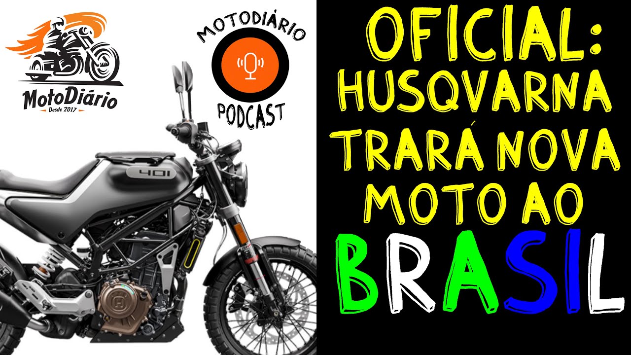 Official: NEW BIKE in BRAZIL: Huskvarna Svartpilen 401 in BRAZIL