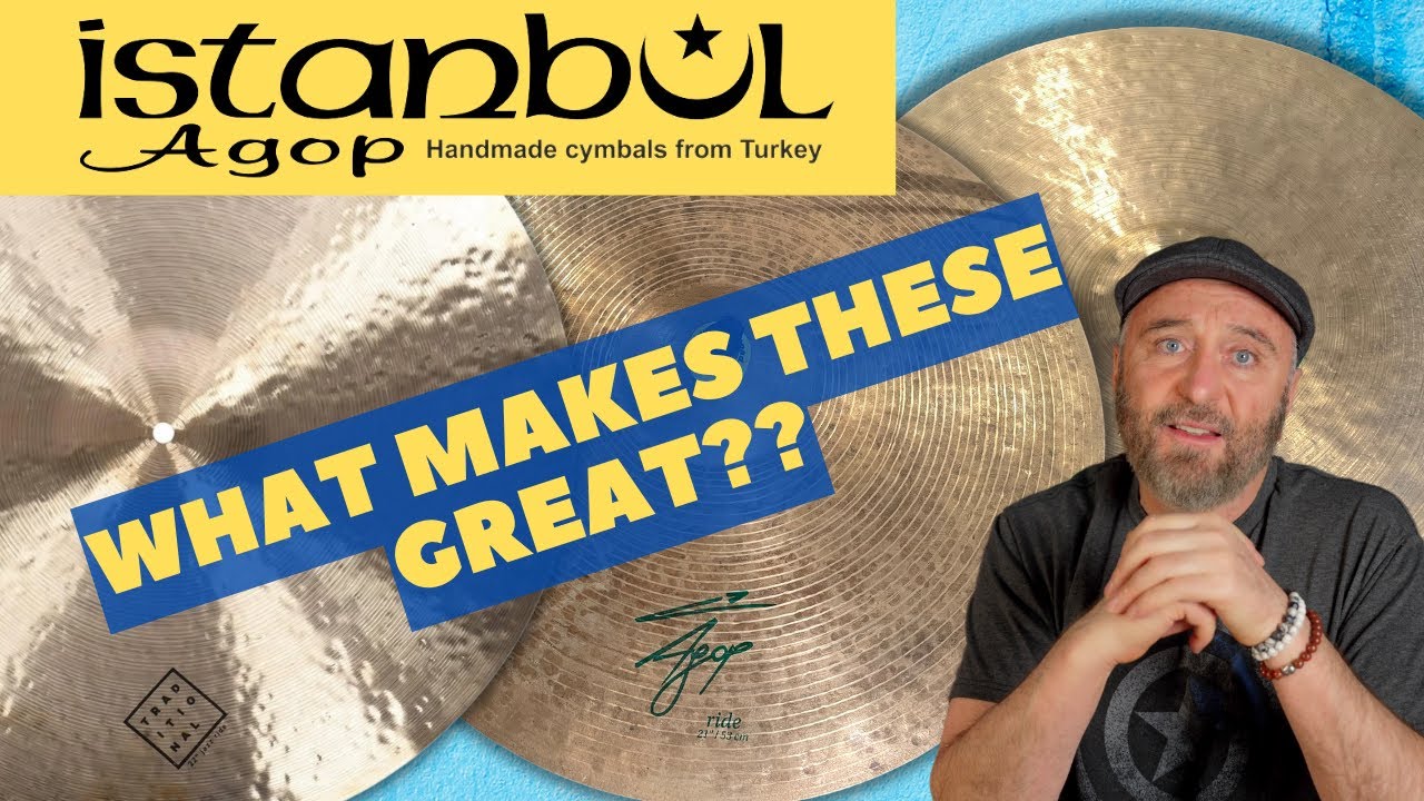 Agop Istanbul Cymbals Traditional Jazz,, 30th Anniversary & Signature