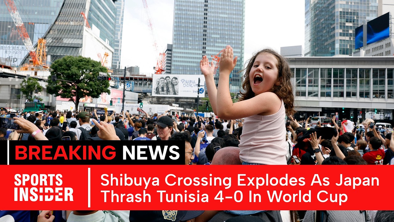 Tokyo Erupts! Shibuya Crossing Goes Wild After Japan Crush Tunisia