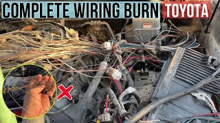 How To Restore Any Wiring || Engine Wiring Completely burned