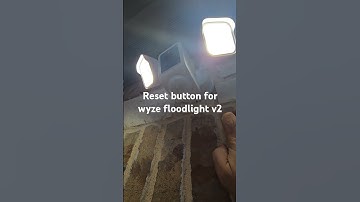Reset button for wyze floodlight V2 pro cam. Factory reset.