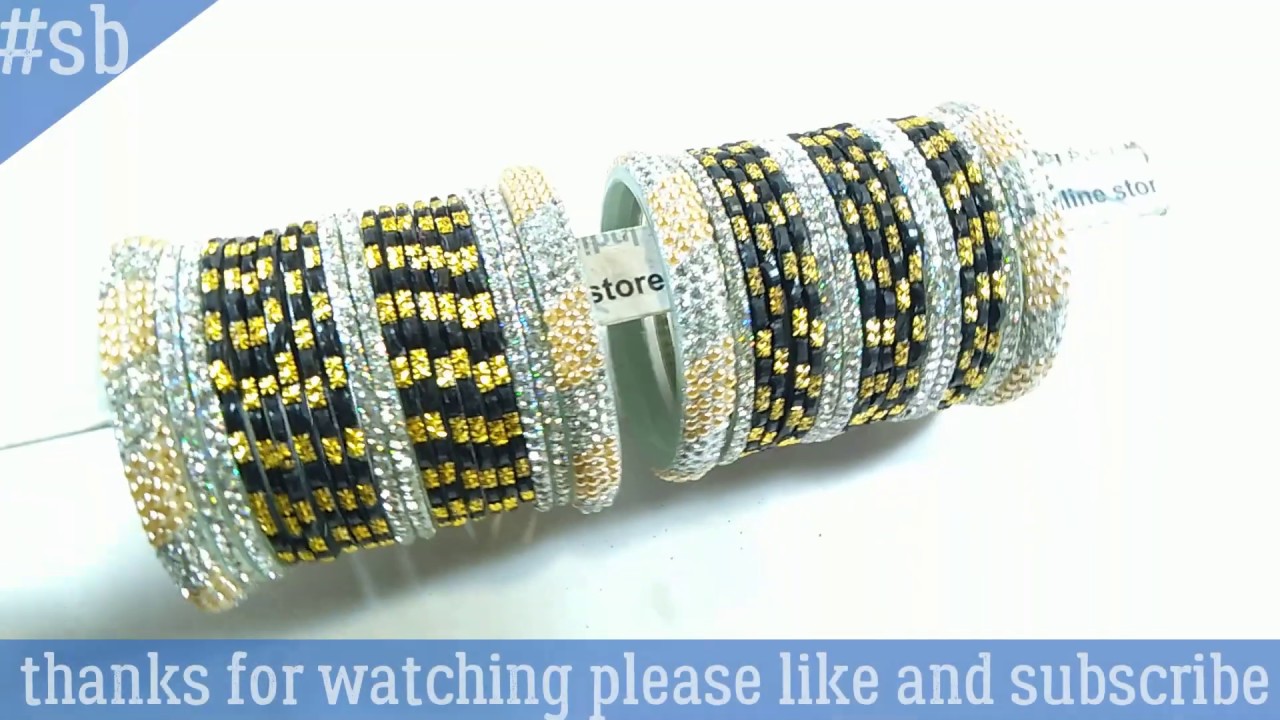 black color bangles set for woman 