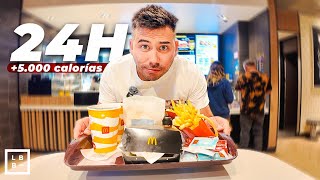 24 HORAS COMIENDO EN EL MCDONALD'S | ¿Cuántas CALORÍAS fueron?