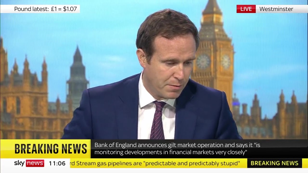 Bank of England announces gilt market operation - YouTube