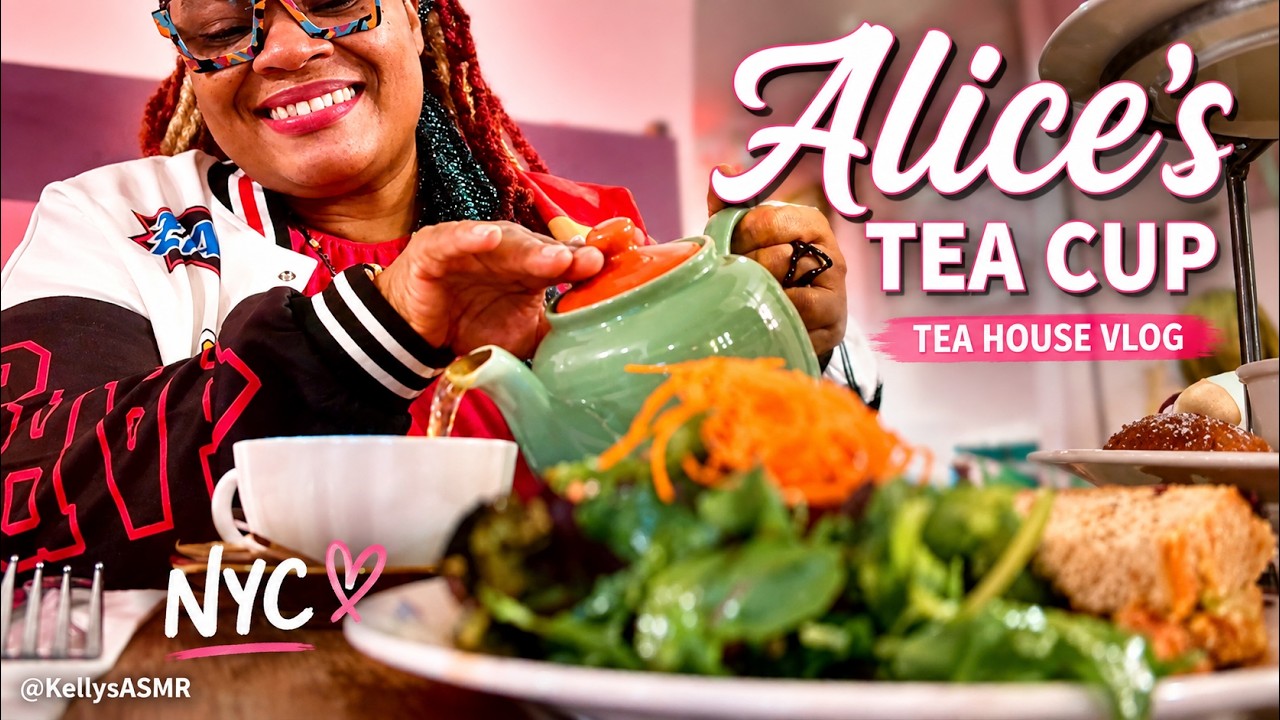 Places I’ve Dined: Alice’s Tea Cup NYC 🫖 | Cozy Tea House Food ASMR Vlog | No Talking