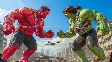 RED HULK vs SHE-HULK EPIC BATTLE! However, HULK Unexpected SAVE Changes Everything!