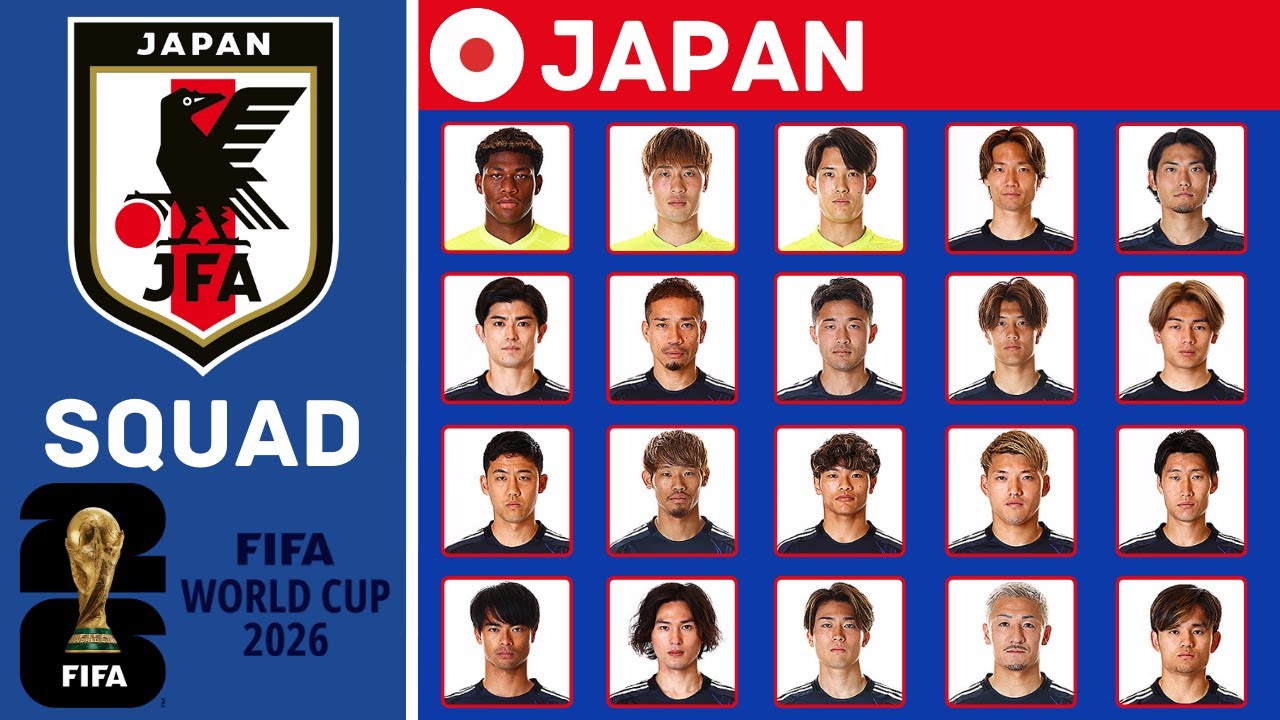 JAPAN Squad FIFA World Cup 2026 Qualifiers | October 2024