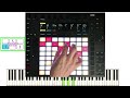 How to play a chord progression using Ableton Push pad