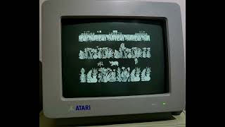 Atari STe playing ZX Spectrum games on its hi-res mono monitor (sort of :-) )