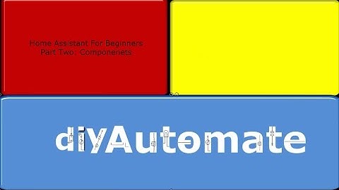 Home Assistant For Beginners Part 2: Components