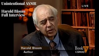 Harold Bloom Interview for C-Span.