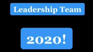 2020 to 2021 Student Leadership Team