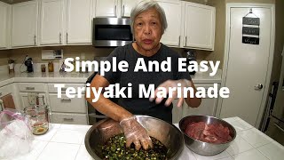 Simple And Easy Teriyaki Marinade