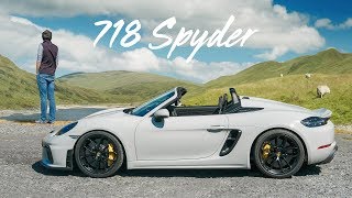 NEW Porsche 718 Spyder: Road Review Of The Topless GT4 | Carfection 4K