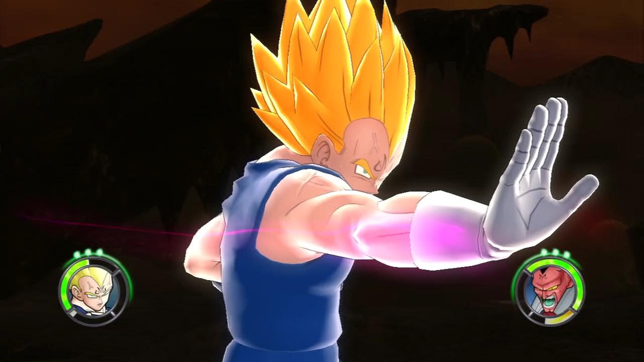 Dragon Ball Raging Blast 2 Majin Vegeta Vs Dabura Youtube