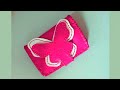 How to make a leather wallet   easy craft ideas  tzeasycraft