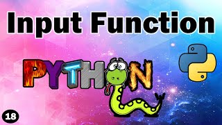Getting user input in python. Get the input and save it to a variable. The input function in python