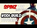 Spinz tv envy edition  kodi build  how to install spinz tv build