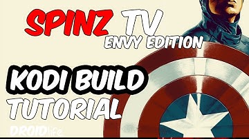 SPINZ TV Envy Edition - Kodi Build - How to install Spinz TV build