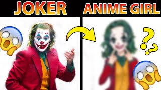 IF JOKER WAS ANIME GIRL!? | Speedpaint