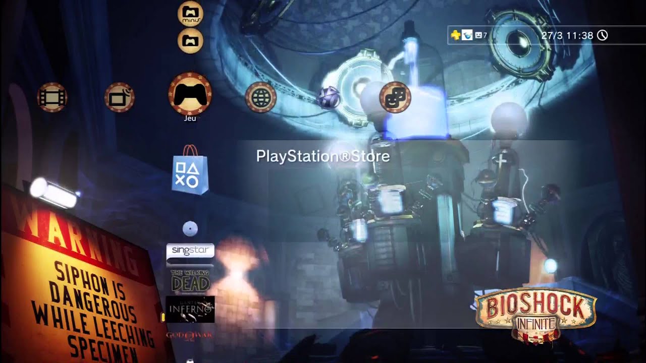 Bioshock Infinite Dynamic Theme Edition Premium PS3 - YouTube