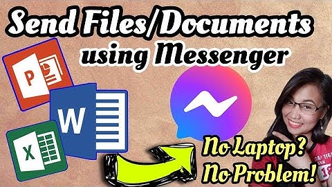 How to SEND FILE DOCUMENTS in Facebook Messenger Using Phone (Quick and Easy Send Attachment)