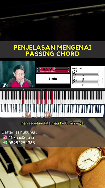Passing Chord Piano Tutorial | #pianotutorial #lespiano #lespianoonline #tutorialpiano #piano #les