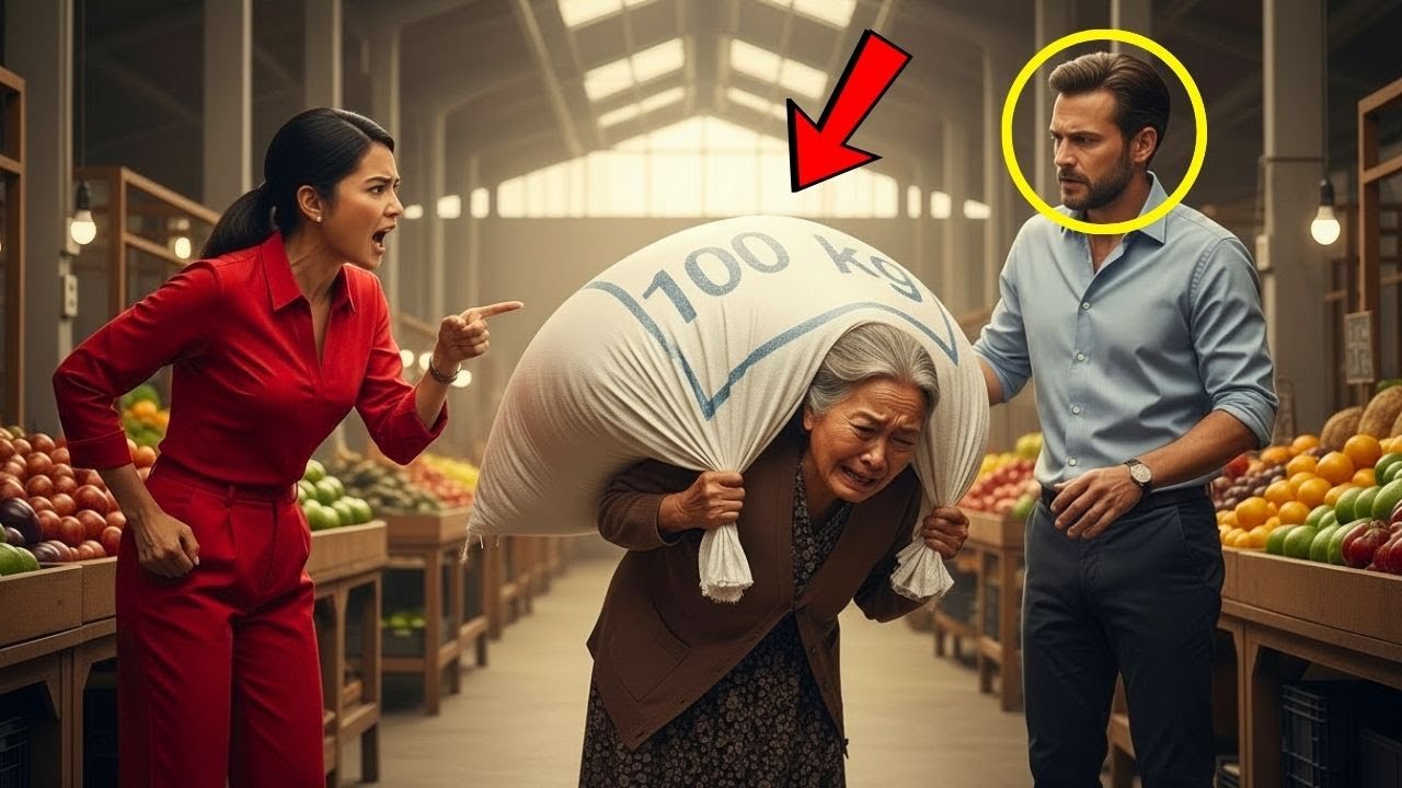 أُجبرت والدة المليونير على حمل 100 كيلوغرام دون أن تعرف من تكون حقًا…