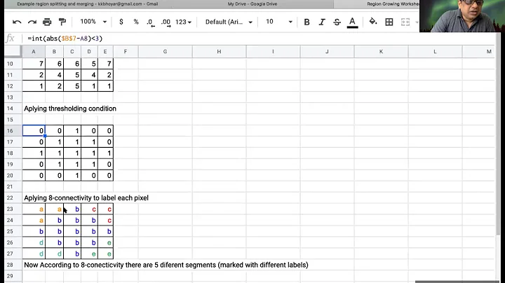 Region Growing Segmentation Example