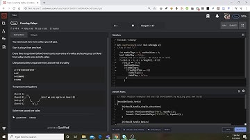 Codewars: Counting Valleys