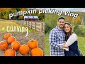 FALL VLOG | pumpkin picking + carving!