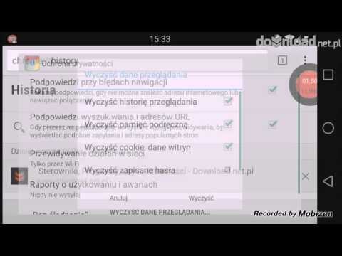 Jak usunąć historię przeglądania w Androidzie