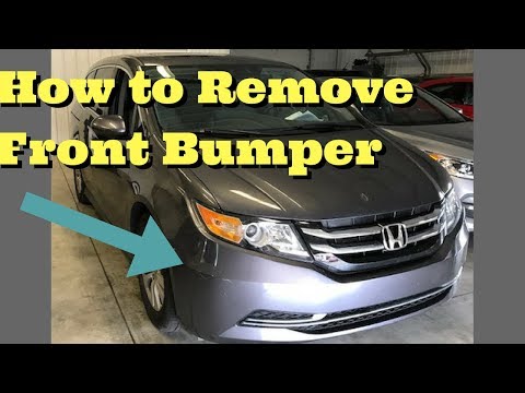 2011 2012 2013 2014 2015 2016 2017 Honda Odyssey How to Remove Bumper Replace Removal Install