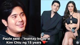 Ganito Pala Magka Crush si Paulo Avelino kay Kim Chiu! OMG! Ang tagal #kimpau #kimchiu