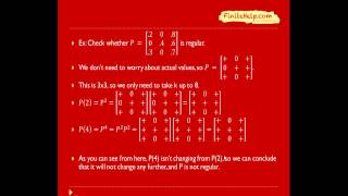 Celebrity Regular Markov Chains - Finite Math Net Worth