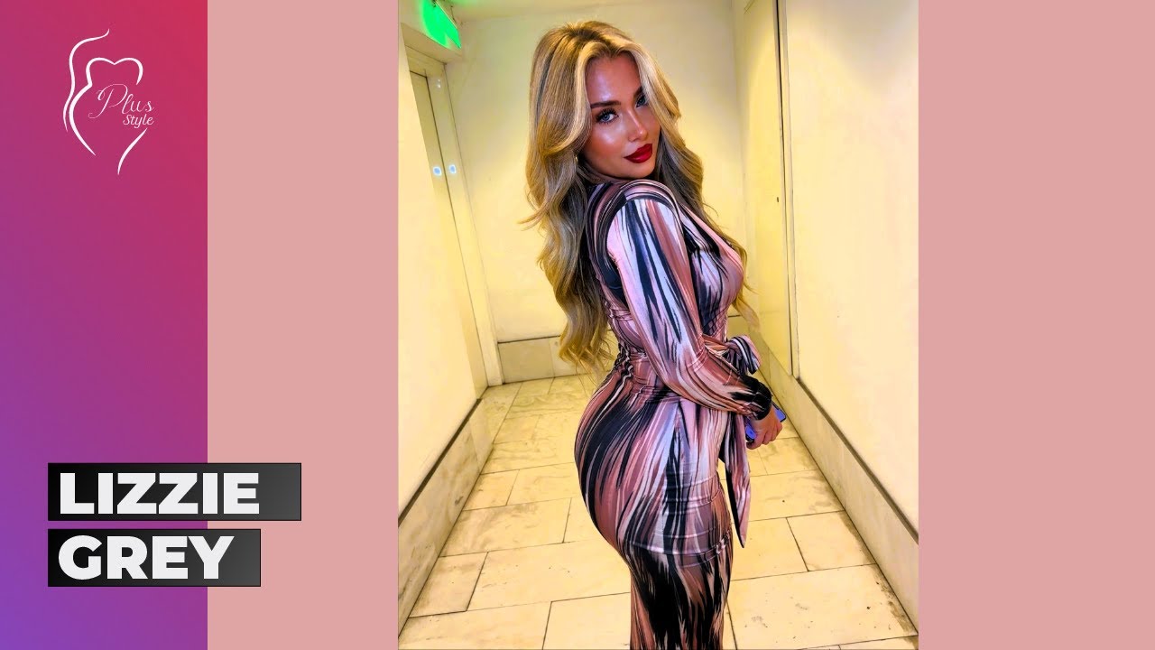 LIZZIE GREY: CURVY Fashion Model! 🌊 | Age, Height, Net Worth & Body