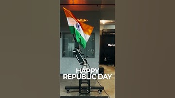 Building a nation with automation #robot #orangewoodlabs #republicday #shorts