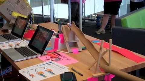 Scratch@MIT 2012 | Scratch and LEGO WeDo Chain Reaction Workshop