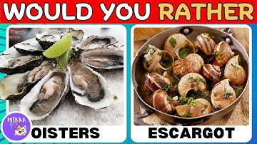 Would You Rather FOOD Edition - HARD CHOICES