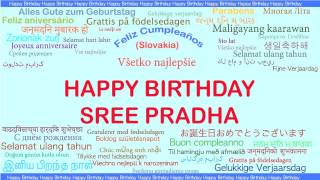SreePradha   Languages Idiomas - Happy Birthday