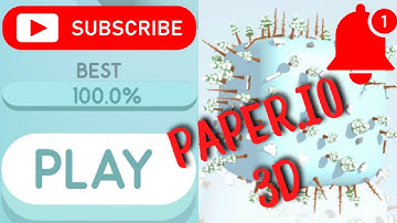 Paper.io 3D Map control: 100% Cube Shape 1 😎