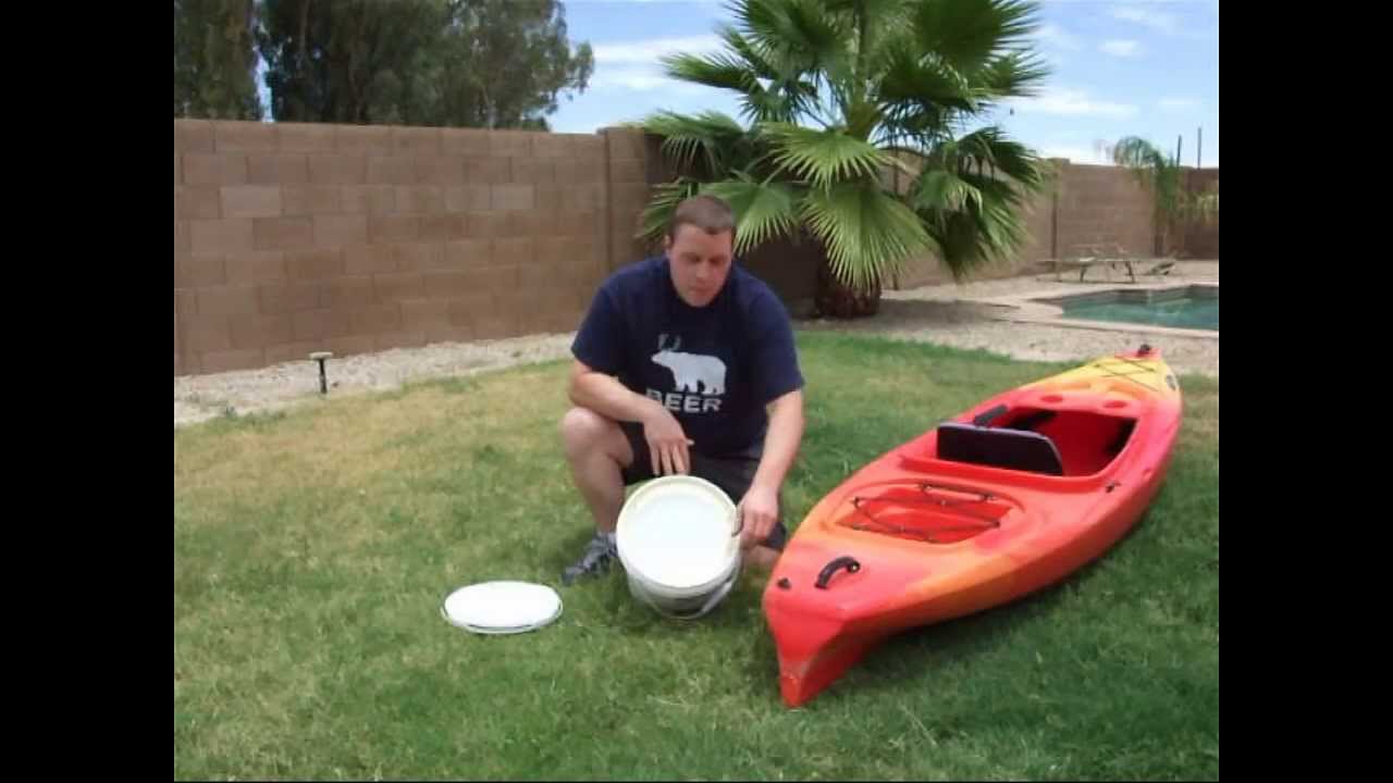 How To Build A $5 Cooler For Your Kayak Part #2 DIY - YouTube