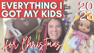 What we got our kids for Christmas 2023 & Our Christmas Budget! Toddler, Preschooler and Teen!