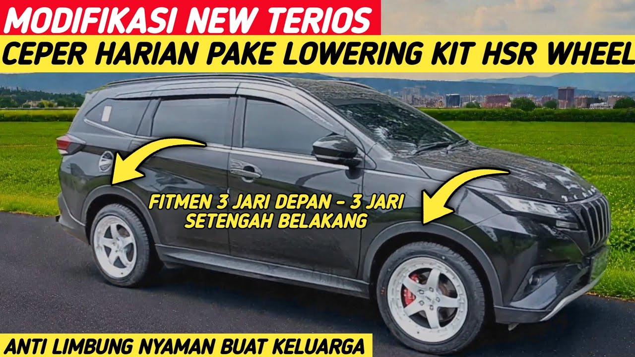 NEW TERIOS CEPER HARIAN NYAMAN ANTI LIMBUNG| MODIFIKASI SIMPEL TAPI GANTENG ❗️