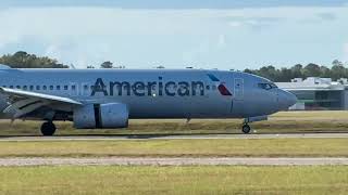 American B737-800 arrival from Charlotte Douglas to ILM