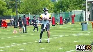 Mason Rudolph at QB3 on day 1 of 2026 Steelers OTAs